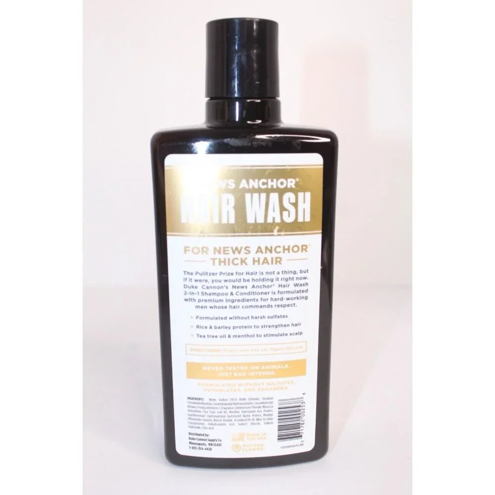 Duke Cannon Sawtooth Hair Wash 2 in 1 Shampoo &‎ Conditioner 14 fl oz. New
